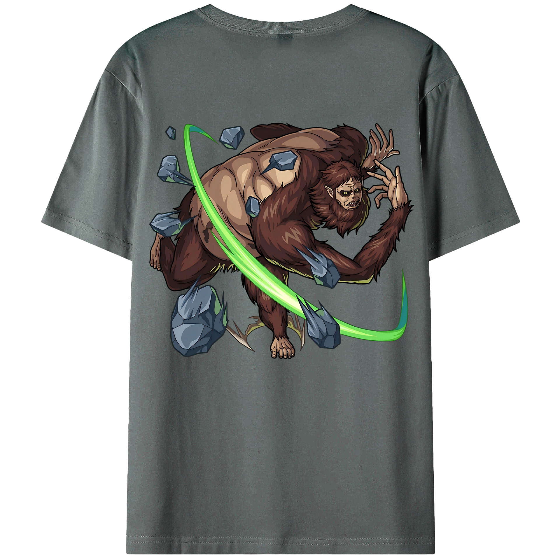 （画像用） 進撃の巨人 Attack on Titan 綿100％ メンズ半袖Tシャツ（バックプリント） 通気性